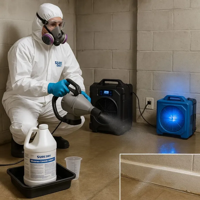 Sanitization and Odor Removal process in Clarence, NY