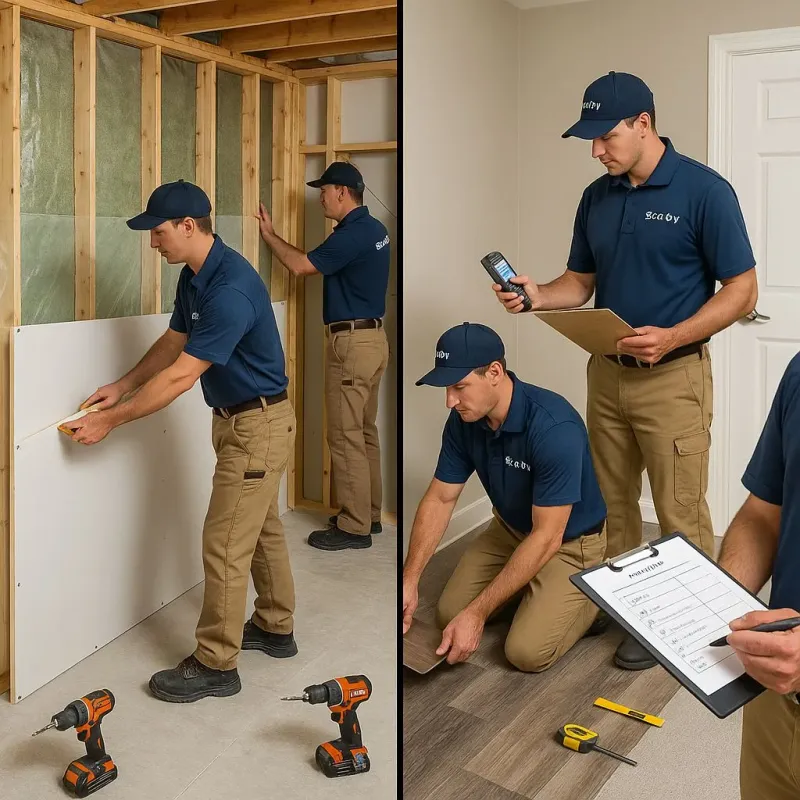 Repairs and Reconstruction process in Clarence, NY